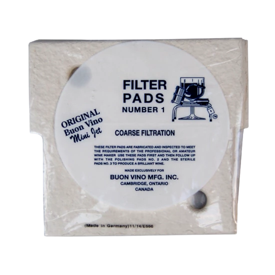 Buon Vino Mini Jet Coarse Filter Pads No1 - Pack Of 3