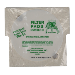 Buon Vino Mini Jet Sterile Filter Pads No 3 - Pack Of 3 