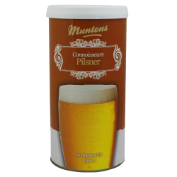 Muntons Connoisseurs Pilsner - 1.8kg - 40 Pint - Single Tin Beer Kit