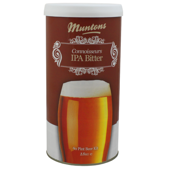 Muntons Connoisseurs IPA Bitter - 1.8kg - 40 Pint - Single Tin Beer Kit