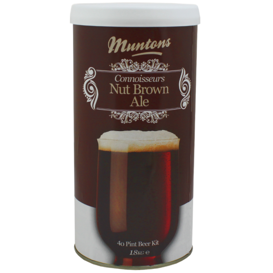 Muntons Connoisseurs Nut Brown Ale - 1.8kg - 40 Pint - Single Tin Beer Kit