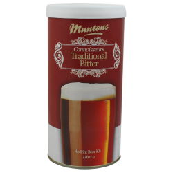 Muntons Connoisseurs Traditional Bitter - 1.8kg - 40 Pint - Single Tin Beer Kit