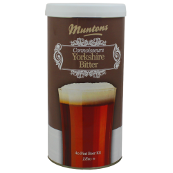 Muntons Connoisseurs Yorkshire Bitter - 1.8kg - 40 Pint - Single Tin Beer Kit