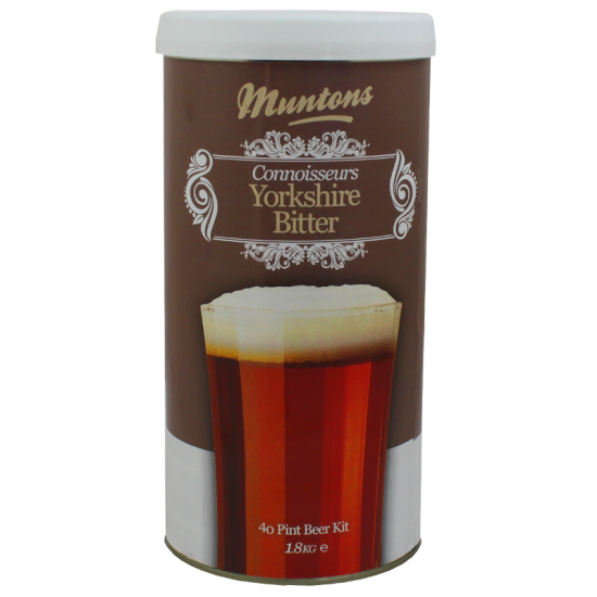 Muntons Connoisseurs Yorkshire Bitter - 1.8kg - 40 Pint - Single Tin Beer Kit