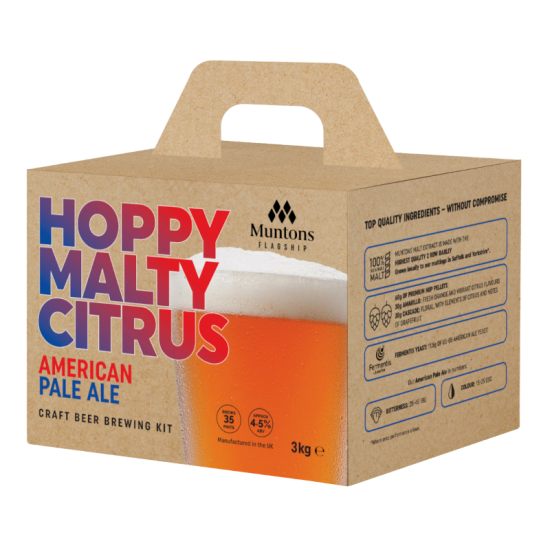 Muntons Flagship Pale Ale - 35 Pint Kit - Hoppy Malty Citrus Flavours