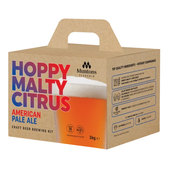 Muntons Flagship Pale Ale - 35 Pint Kit - Hoppy Malty Citrus Flavours