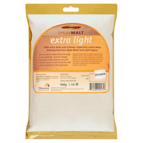 Muntons Spraymalt - Extra Light - 500g