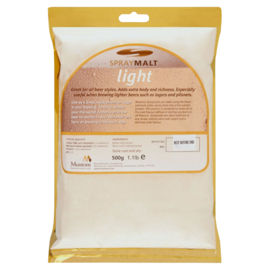 Muntons Spraymalt - Light - 500g