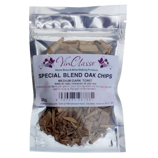 VinClasse Special Blend Oak Chips Medium To Dark Toast - 30g Sachet
