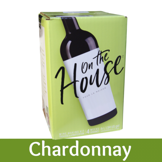 On The House - Chardonnay - 30 Bottle Wine Kit