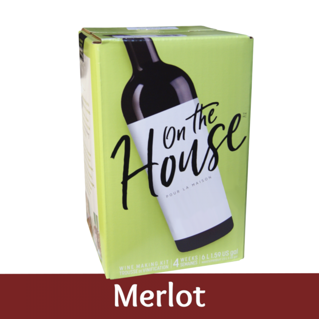 On The House Merlot 30 Bottle Wine Kit The Homebrew Centre