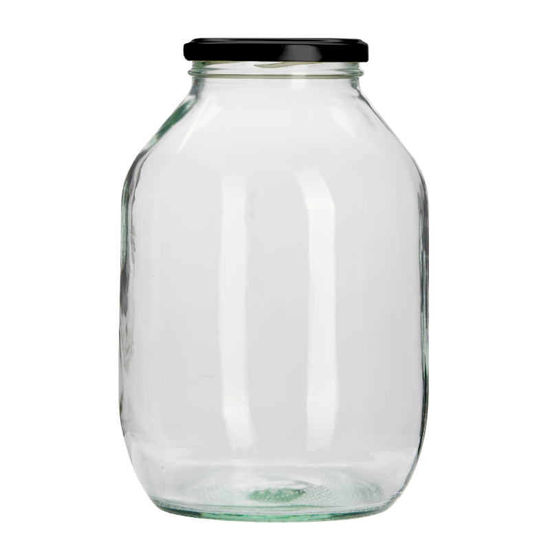 Half Gallon Pickle Jar With Black Lid The Homebrew Centre