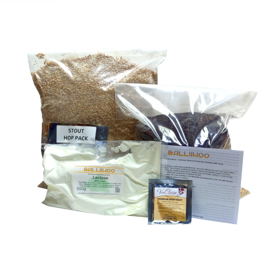 Balliihoo Practically Obsidian Milk Stout - 40 Pint - All Grain / Full Mash Kit