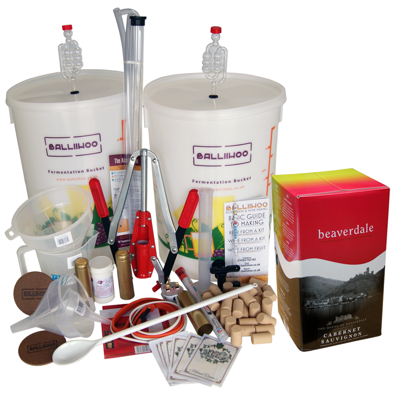 Premium Wine Making Starter Equipment Kit for 30 Bottles / 23 Litres