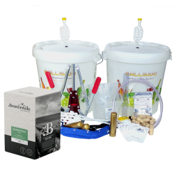 Premium Wine Making Starter Equipment Kit for 30 Bottles / 23 Litres - With Chardonnay Ingredient Kit