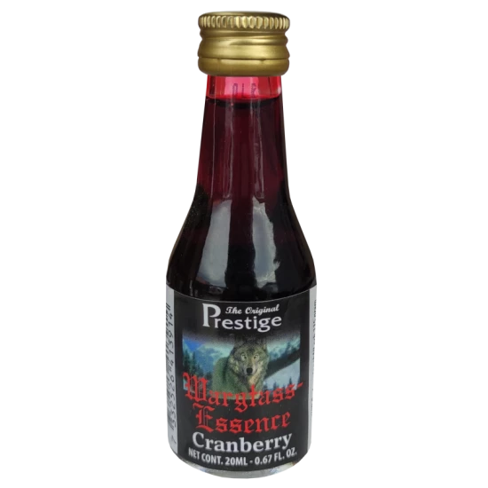 Original Prestige Spirit Flavouring Essence - Cranberry (Wargtass) - 20ml