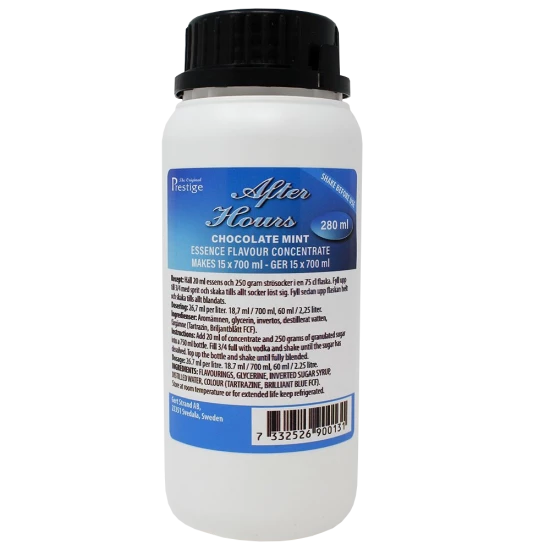 Original Prestige Bulk Spirit Flavouring Essence - After Hours - 280ml