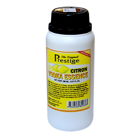 Original Prestige Bulk Spirit Flavouring Essence - Lemon Citron Vodka - 280ml