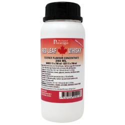 Original Prestige Bulk Spirit Flavouring Essence - Red Leaf Legend Whisky - 280ml