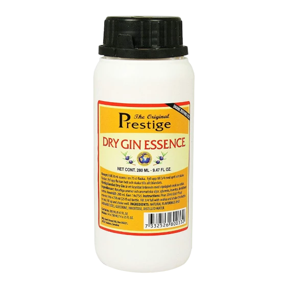 Original Prestige Bulk Spirit Flavouring Essence - Dry Gin - 280ml