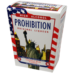 Prohibition Coconut Rum - High Alcohol Liqueur Kit - 4.5L / 6 Bottle
