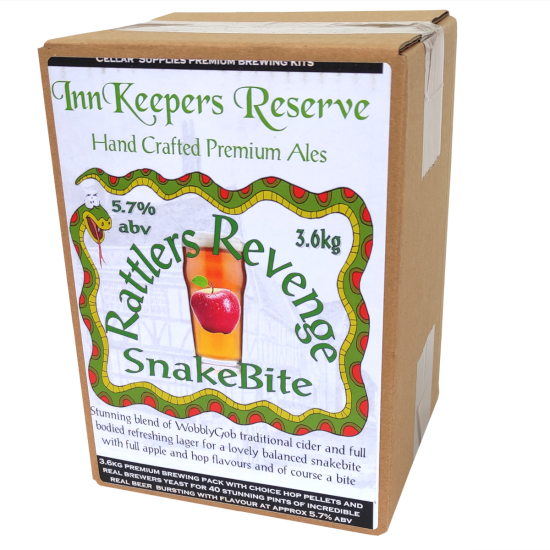 Rattlers Revenge Snakebite - 3.6kg - 40 Pint Beer Kit