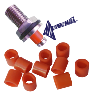 Hambleton Bard S30 Injection (Inlet Only) Valve Rubbers - Orange - x 10