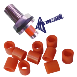 Hambleton Bard Injection (Inlet Only) Valve Rubbers - Orange - x 10
