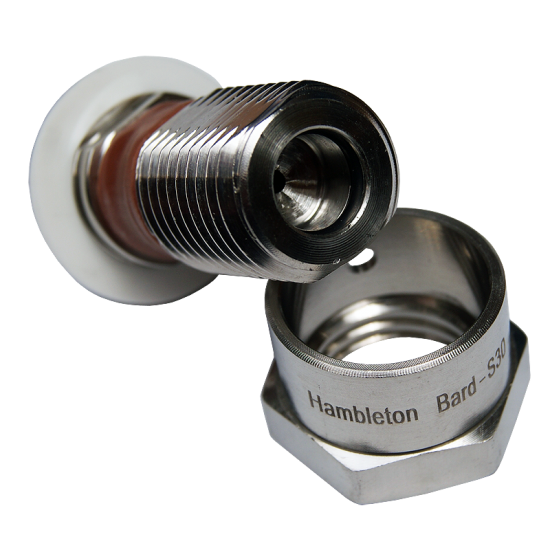 S30 Non Piercing Co2 Pressure Top Up Valve - For S30 And L30 Hambleton Bard Cylinders