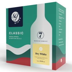 SG Wines Classic - Dry White Wine Kit - 30 Bottle - Seven Day Kit (Formerly Solomon Grundy)