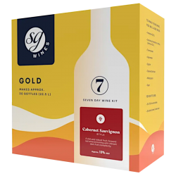 SG Wines Gold - Cabernet Sauvignon Wine Kit - 30 Bottle - Seven Day Kit (Formerly Solomon Grundy)