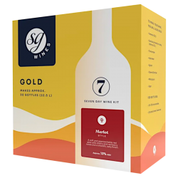 SG Wines Gold - Merlot Wine Kit - 30 Bottle - Seven Day Kit (Formerly Solomon Grundy)