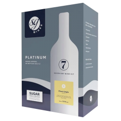 SG Wines Platinum - Pinot Grigio Wine Kit - 30 Bottle - 7 Day Kit (Formerly Solomon Grundy)