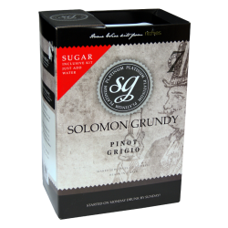 Solomon Grundy Platinum - Pinot Grigio Wine Kit - 30 Bottle - Seven Day Kit