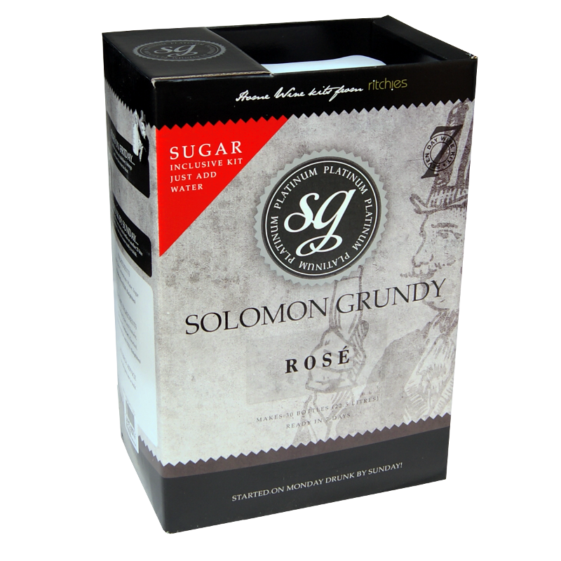Solomon Grundy Platinum 30 bottle Rose