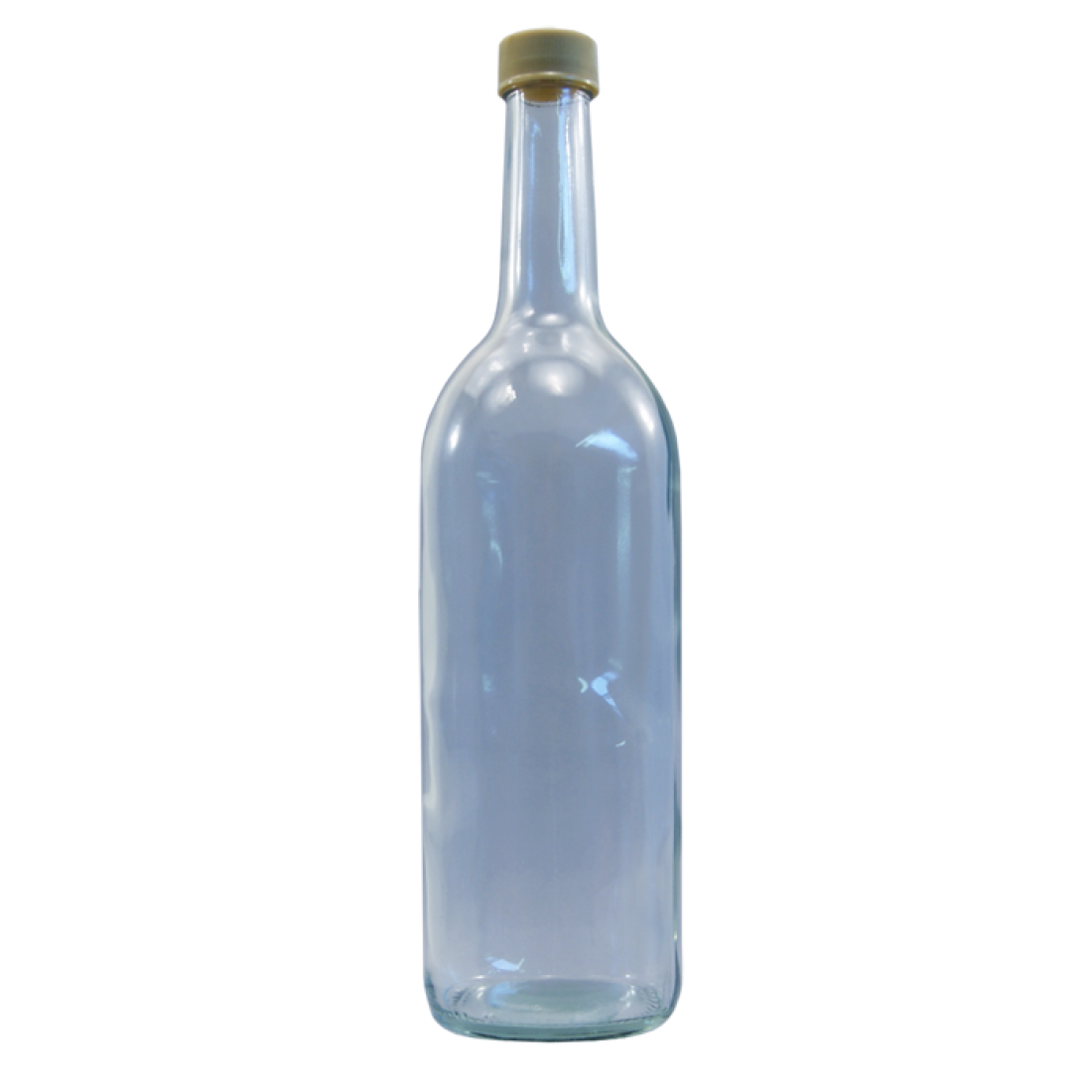 750ml Clear Glass Screw Cap Bottles Spirit / Mineral Water / Juice
