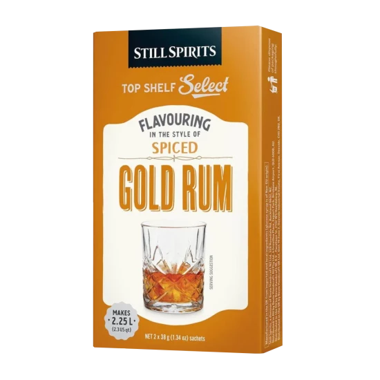 Still Spirits - Top Shelf Select - Spiced Gold Rum Essence - Twin Sachet Pack