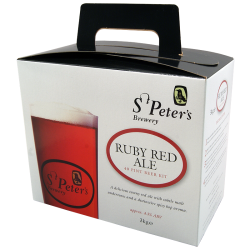 St Peters Ruby Red Ale - 40 Pint Beer Kit - Tawny Ale With Spicy Hops