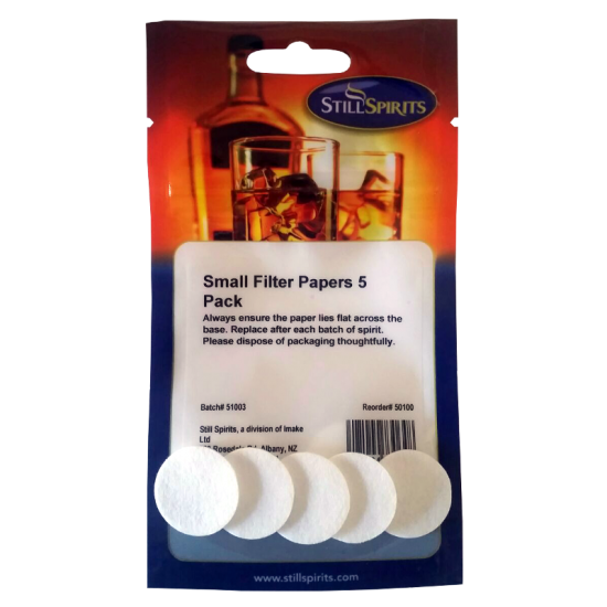 Still Spirits - Small Filter Papers - Pack Of 5