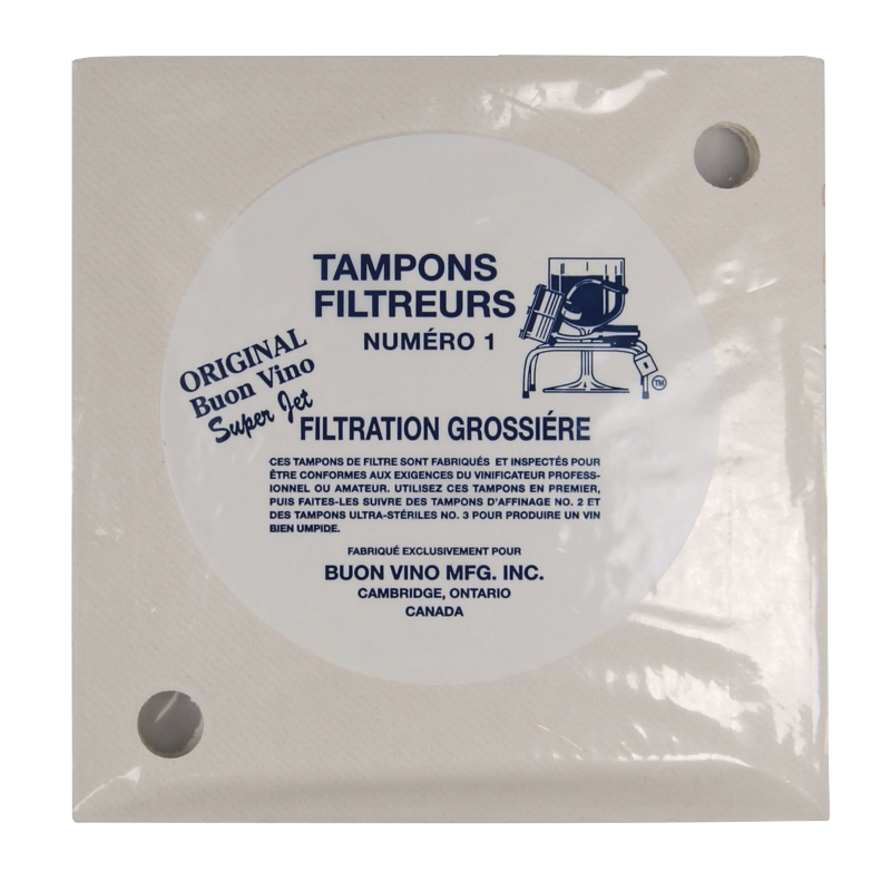 Buon Vino Super Jet Coarse Filter Pads No1 Pack Of 3 The Homebrew