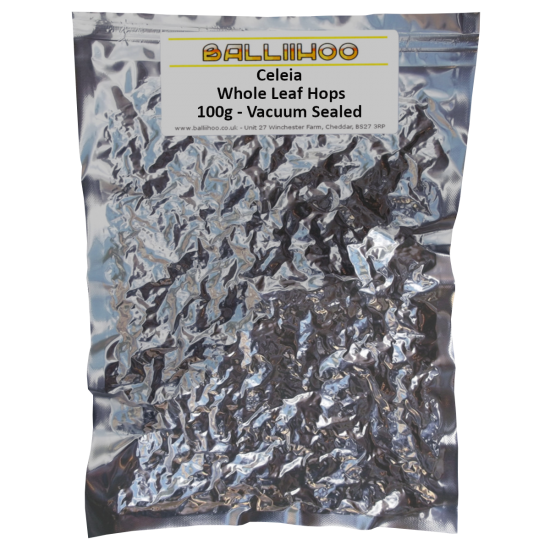 Celeia Whole Leaf Hops - Vacuum Packed - 100g