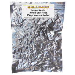 Nelson Sauvin Whole Leaf Hops - Vacuum Packed - Large 250g Pack
