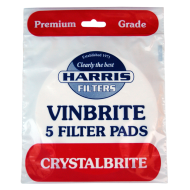 Harris Premium Grade Crystalbrite Pads To Fit Mk 3 Vinbrite Filter - Pack of 5
