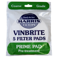 Harris Coarse Grade Prime Pads To Fit Mk 3 Vinbrite Filter - Pack of 5