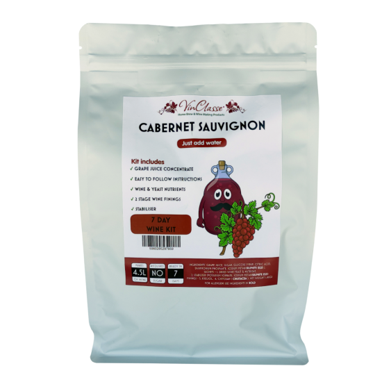 Vinclasse - Cabernet Sauvignon - 6 Bottle Wine Kit - 7 Day