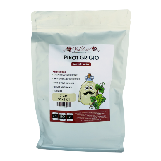Vinclasse - Pinot Grigio - 6 Bottle Wine Kit - 7 Day