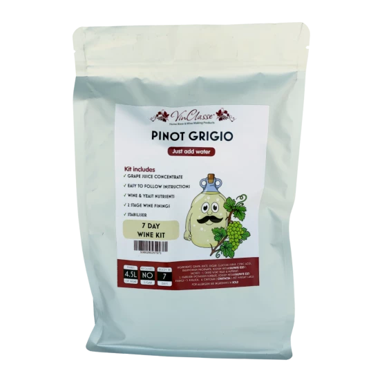 Vinclasse - Pinot Grigio - 6 Bottle Wine Kit - 7 Day