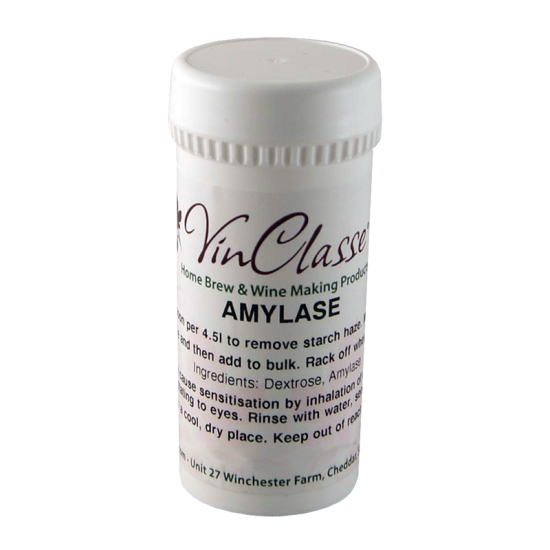 VinClasse Amylase Starch Remover / Dry Beer Enzyme - 25g