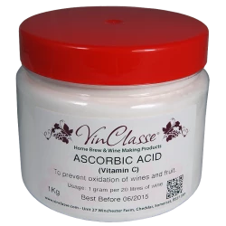VinClasse Ascorbic Acid - 1kg Bulk Tub