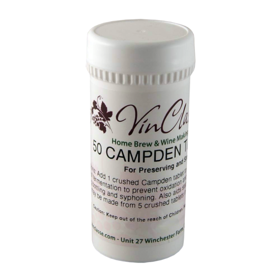 VinClasse Campden Tablets - Pack of 50